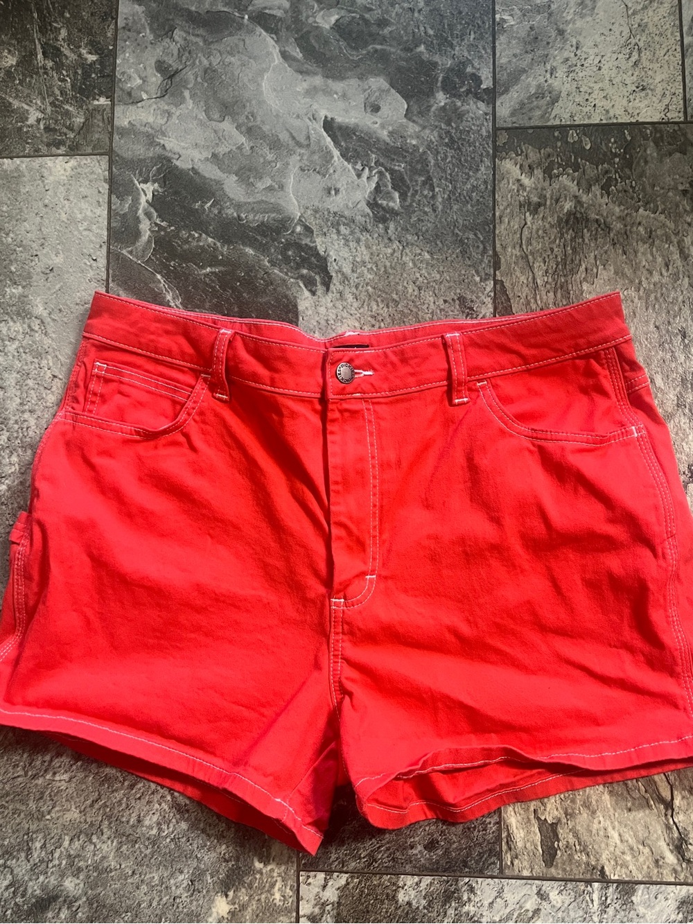 Dickies Red Utility Shorts